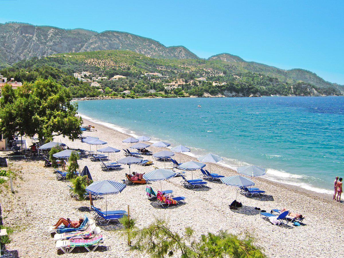 Olympia Beach Hotel Kokkari Exterior photo